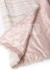 CHANEL 04S Ivory Beige Pink Cotton Tweed Coat 38 40 シャネル 生成り ベージュ ピンク コットン ツイード コート 即発