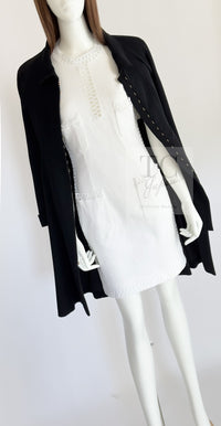 CHANEL 96A Vintage Black Wool Jacket Coat CC Gold Button 34 シャネル ヴィンテージ ブラック ウール ジャケット コート ココボタン 即発