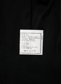 CHANEL 96A Vintage Black Wool Jacket Coat CC Gold Button 34 シャネル ヴィンテージ ブラック ウール ジャケット コート ココボタン 即発