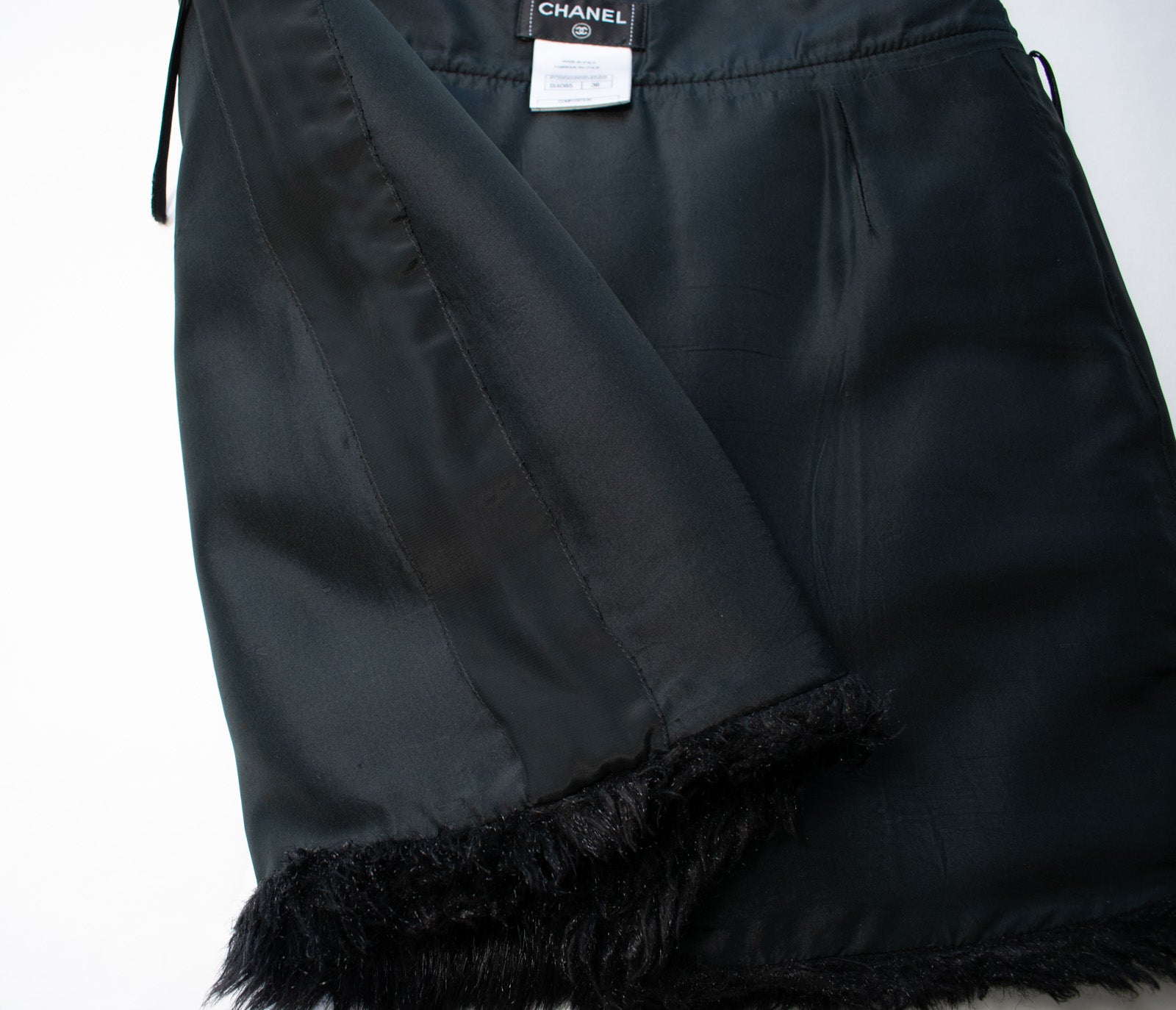 シャネル スカート CHANEL バーガンディー ブラウン ブラック