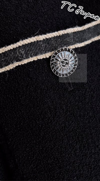 CHANEL 14C Black Stand Collar Wool Jacket Coat 38 シャネル ブラック スタンド襟 ウール ジャケット コート 即発