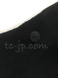 CHANEL 14C Black Stand Collar Wool Jacket Coat 36 シャネル ブラック スタンド襟 ジャケット コート 即発