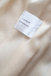 CHANEL 04A Ivory Black Wool 100% Tweed Coat 38 シャネル アイボリー ブラック ウール100% ツイード コート 即発