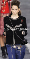 CHANEL 04A Ivory Black Wool 100% Tweed Coat 38 シャネル アイボリー ブラック ウール100% ツイード コート 即発
