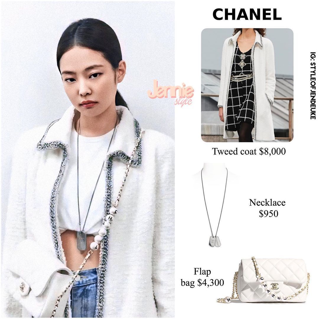 CHANEL 20S White Wool Cotton Braid Trim Beaded Tweed Jacket Coat 34 シャネル ジニー着 ホワイト ウール コットン ブレード トリム ビーズ ツイード ジャケット コート 即発