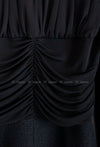 CHANEL 16B Black Zipper Wool Dress Coat 38 シャネル ブラック ジッパー ウール ドレープ ワンピース コート 即発