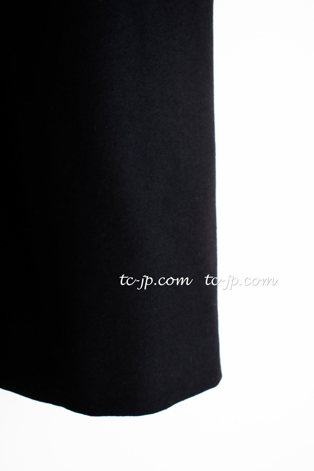 CHANEL 07A Black Wool Belt Coat 42 シャネル ブラック ウール ベルト付 コート 即発