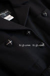 CHANEL 07A Black Wool Belt Coat 42 シャネル ブラック ウール ベルト付 コート 即発