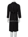 CHANEL 07A Black Wool Belt Coat 42 シャネル ブラック ウール ベルト付 コート 即発