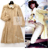 CHANEL 01C Honey Marigold Beige Zipper Cotton Tweed Coat 42 シャネル ハニー マリー ゴールド ベージュコットン ジッパー ツイード コート 即発