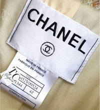 CHANEL 01C Vintage Honey Marigold Beige Zipper Cotton Tweed Coat 42 シャネル ヴィンテージ ハニー マリー ゴールド ベージュコットン ジッパー ツイード コート 即発 - TC JAPAN