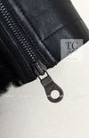 CHANEL 10A Black Leather Lambskin Coat Jacket 40 シャネル ブラック ラムスキン レザー コート ジャケット 即発