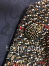 CHANEL 12A Navy Multicolor Tweed Jacket Coat 40 42 シャネル ネイビー マルチカラー ツイード ジャケット コート 即発