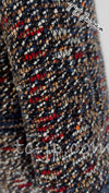 CHANEL 12A Navy Multicolor Tweed Jacket Coat 40 42 シャネル ネイビー マルチカラー ツイード ジャケット コート 即発
