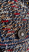 CHANEL 12A Navy Multicolor Tweed Jacket Coat 40 42 シャネル ネイビー マルチカラー ツイード ジャケット コート 即発