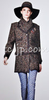 CHANEL 12A Navy Multicolor Tweed Jacket Coat 40 42 シャネル ネイビー マルチカラー ツイード ジャケット コート 即発