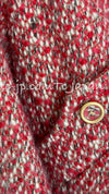 CHANEL 01A Red Wool Silk CC Buttons Tweed Coat 40 42 シャネル レッド ウール シルク CCボタン ツイード コート 即発