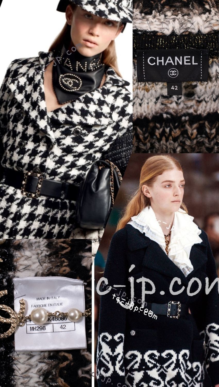 CHANEL 19A Black Brown Wool Alpaca Knit Long Cardigan Coat 42 44 46 シャネル ブラック ブラック ウール アルパカ ニット ロング カーディガン コート 即発