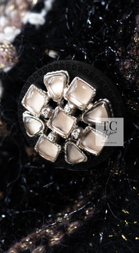 CHANEL 19A Black Brown Wool Alpaca Knit Long Cardigan Coat 42 44 46 シャネル ブラック ブラック ウール アルパカ ニット ロング カーディガン コート 即発