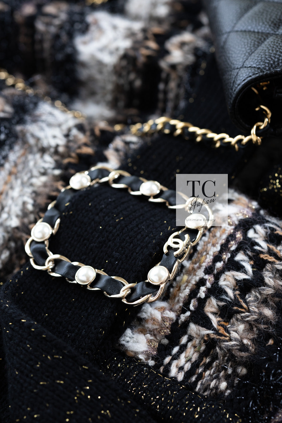 CHANEL 19A Black Brown Wool Alpaca Knit Long Cardigan Coat 42 44 46 シャネル ブラック ブラック ウール アルパカ ニット ロング カーディガン コート 即発