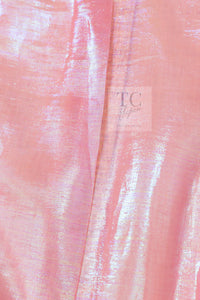 CHANEL 16S Blush Pink Collarless Tweed Jacket Coat 36 38 シャネル ピンク ノーカラー ツイード ジャケット コート 即発