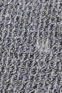 CHANEL 14A Gray SIlver Metallic Silk Cotton Tweed Long Coat 36 6