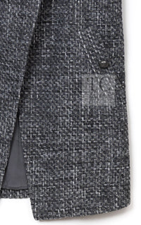 シャネル ジャケット コート CHANEL 15S グレー スタンドカラー スプリング 半袖 34