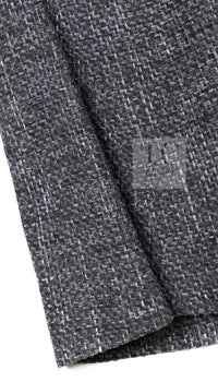 シャネル ジャケット コート CHANEL 15S グレー スタンドカラー スプリング 半袖 34