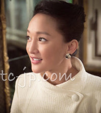 CHANEL 15S Grey Standing Collar Spring Jacket Coat 34 29