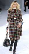 CHANEL 07A Black Multicolor Boucle Wool Tweed Coat with Belt 38 シャネル ブラック マルチカラー ブークレ ウール ツイード コート ベルト付き 即発