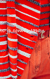 CHANEL 20S Ivory Red Striped Cashmere Knit Jacket Cardigan 34 36 シャネル アイボリー レッド ボーダー カシミア ニット ジャケット カーディガン 即発