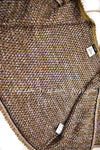 CHANEL 11S Champagne Gold Navy Knit Cardigan Dress 38 シャネル シャンパンゴールド ネイビー 女優の ニット カーディガン ワンピース 即発