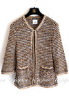 CHANEL 11S Champagne Gold Navy Knit Cardigan Dress 38 シャネル シャンパンゴールド ネイビー 女優の ニット カーディガン ワンピース 即発