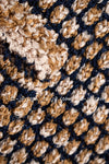 CHANEL 11S Champagne Gold Navy Knit Cardigan Dress 38 シャネル シャンパンゴールド ネイビー 女優の ニット カーディガン ワンピース 即発