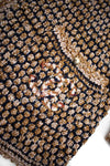 CHANEL 11S Champagne Gold Navy Knit Cardigan Dress 38 シャネル シャンパンゴールド ネイビー 女優の ニット カーディガン ワンピース 即発