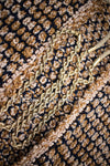 CHANEL 11S Champagne Gold Navy Knit Cardigan Dress 38 シャネル シャンパンゴールド ネイビー 女優の ニット カーディガン ワンピース 即発
