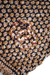 CHANEL 11S Champagne Gold Navy Knit Cardigan Dress 38 シャネル シャンパンゴールド ネイビー 女優の ニット カーディガン ワンピース 即発
