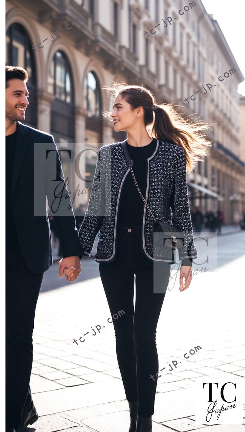 CHANEL 12S Pink Black Chain Cotton Knit Cardigan 36 38 シャネル ピンク ブラック チェーン コットン ニット カーディガン 即発