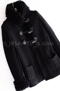 CHANEL 11A Black Cashmere 100% Cardigan Jacket 34 36 38 シャネル ブラック・カシミア 100%・カーディガン・ジャケット 即発 - TC JAPAN