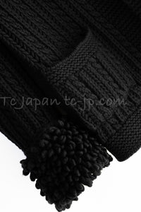 CHANEL 11A Black Cashmere 100% Cardigan Jacket 34 36 38 シャネル ブラック・カシミア 100%・カーディガン・ジャケット 即発 - TC JAPAN