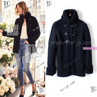 CHANEL 11A Black Cashmere 100% Cardigan Jacket 34 36 38 40 シャネル ブラック カシミア 100% カーディガン ジャケット 即発 - TC JAPAN