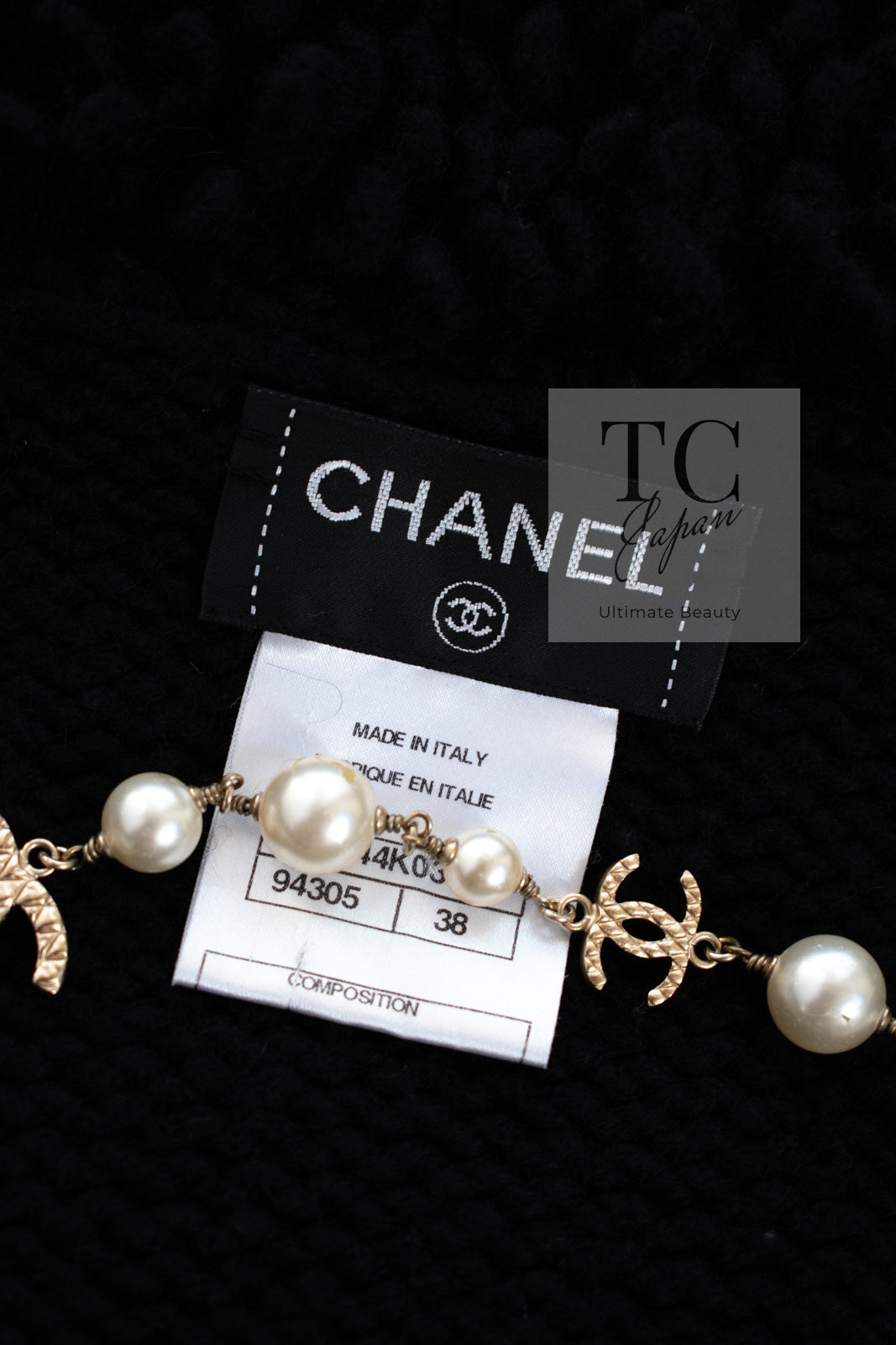 シャネル カーディガン ジャケット CHANEL 11A ブラック カシミヤ 100% 38 40