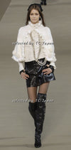CHANEL 06A Black Cashmere Mohair Cape Cardigan 38 40 シャネル ブラック カシミアブレンド モヘア ポンチョ ケープ カーディガン 即発