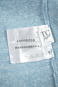 CHANEL 13C Baby Blue Cashmere Linen Super Soft Knit Cardigan 34 15