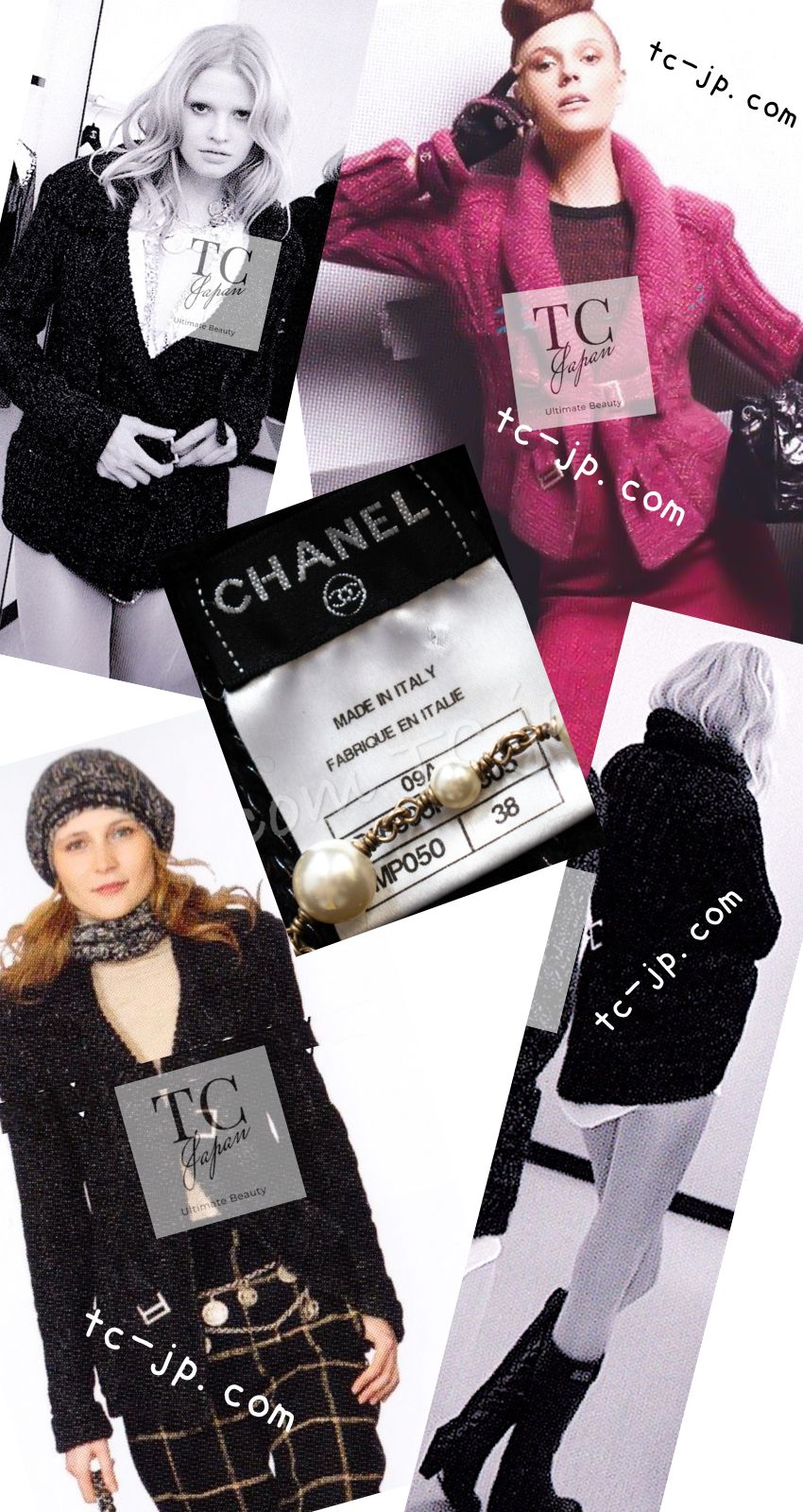 CHANEL 09A Black Brown Metallic Cashmere Wool Mohair Knit Jacket Cardigan 38 シャネル ブラック ブラウン カシミア ウール モヘア ニット ジャケット カーディガン 即発