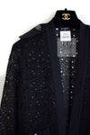CHANEL 16S Black Cotton Knit Cardigan 38 シャネル ブラック コットン ニット カーディガン 即発