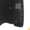 CHANEL 16S Black Cotton Knit Cardigan 38 シャネル ブラック コットン ニット カーディガン 即発