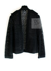 CHANEL 16S Black Cotton Knit Cardigan 38 シャネル ブラック コットン ニット カーディガン 即発
