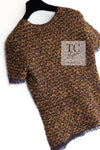 CHANEL 98A Vintage Brown Mohair Wool Blend Sweater Tops 40 シャネル ヴィンテージ ブラウン モヘア ウール セーター トップス 即発