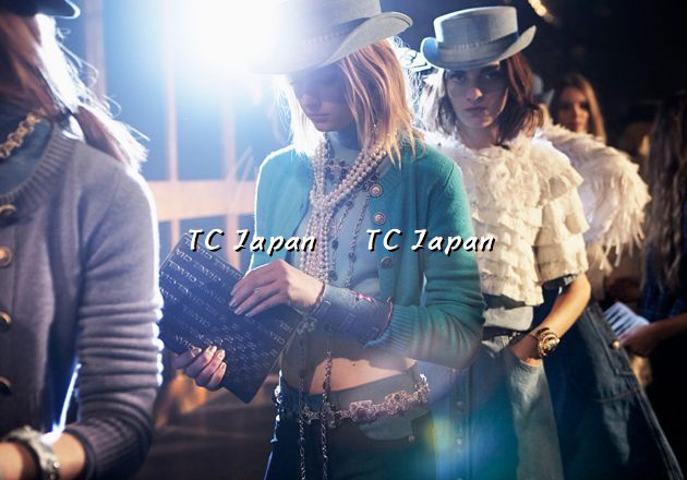 CHANEL 14PF Blue Green Star CC Logo Buttons Cashmere Knit Cardigan 36 シャネル ブルー グリーン スター CC ロゴ ボタン カシミア カーディガン - TC JAPAN